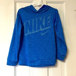 Boys size 6 Nike Dri Fit hooded t shirt